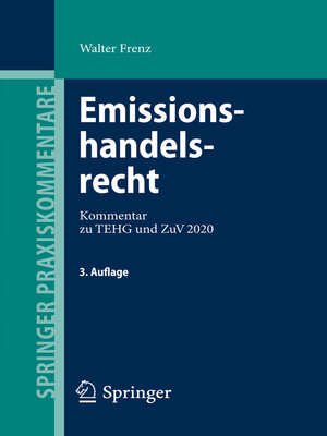 cover image of Emissionshandelsrecht